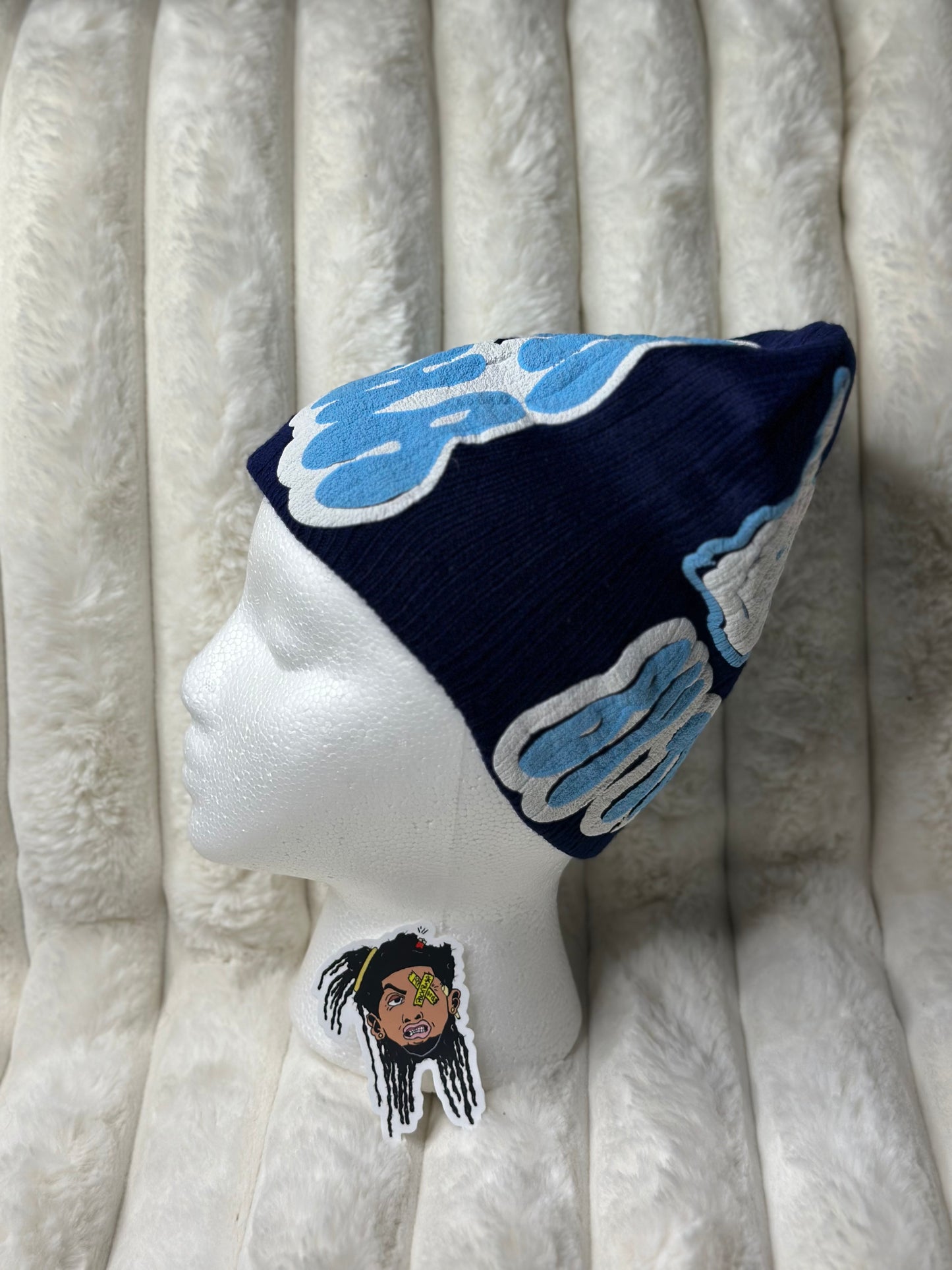 Pack Pusha Puff Print Beanie