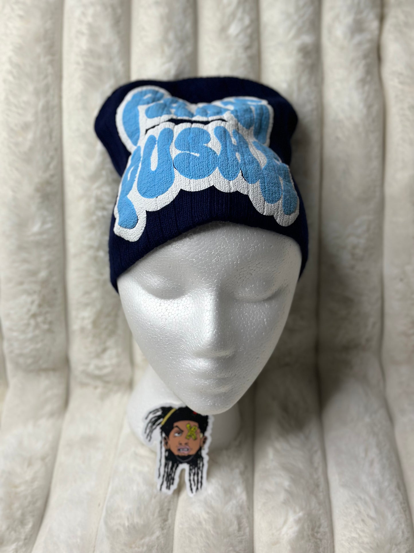 Pack Pusha Puff Print Beanie