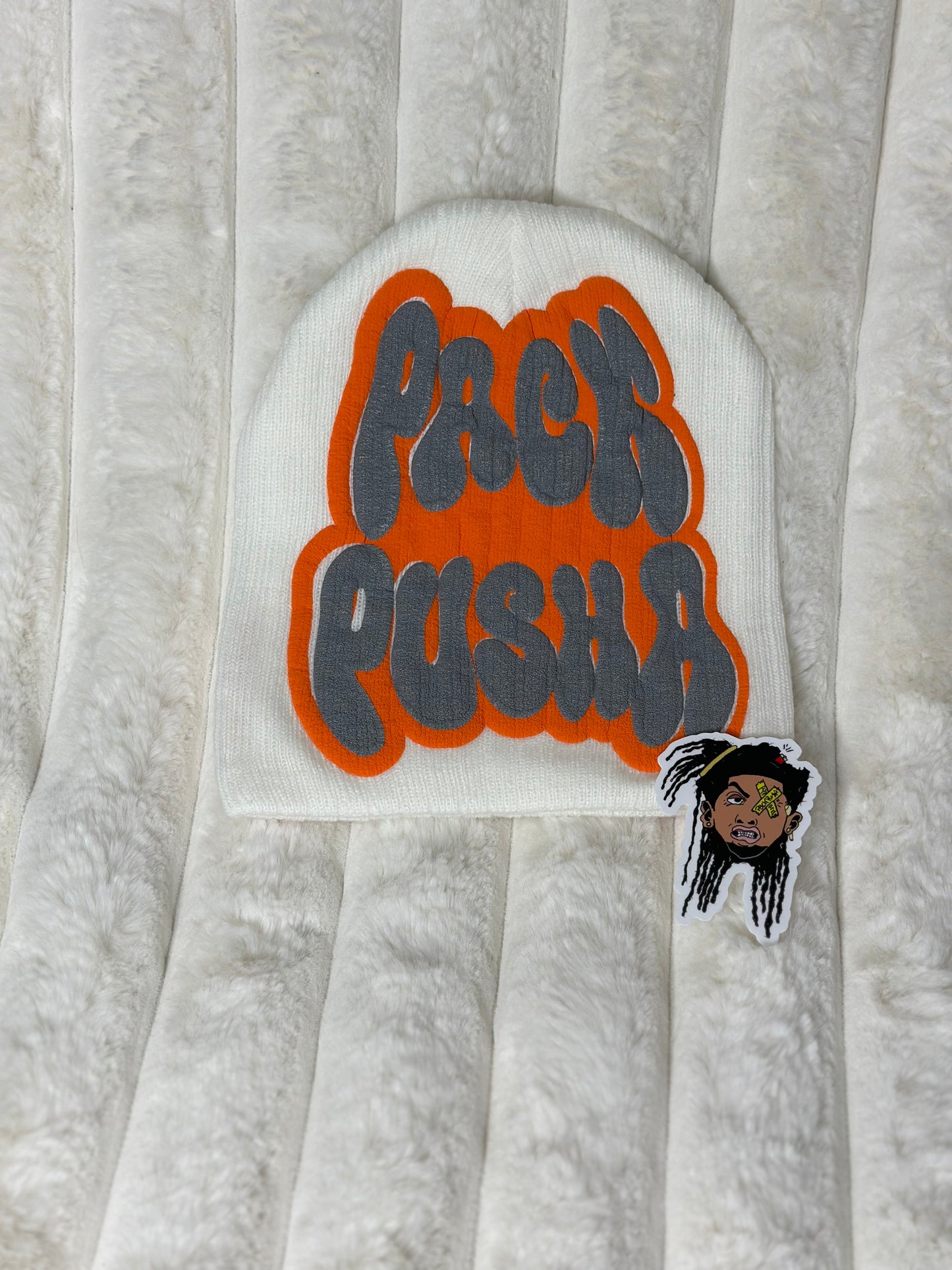 Pack Pusha Puff Print Beanie