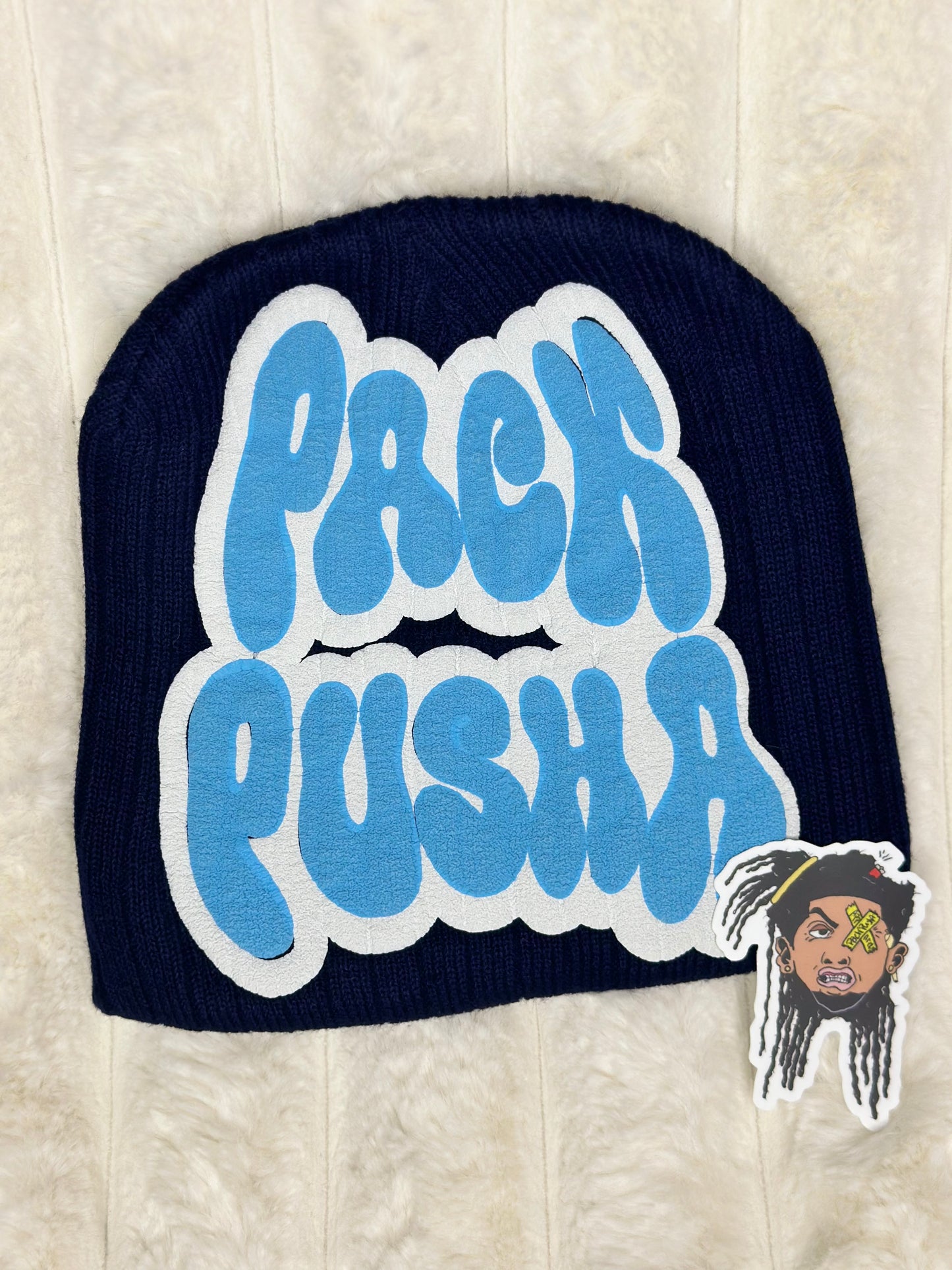 Pack Pusha Puff Print Beanie