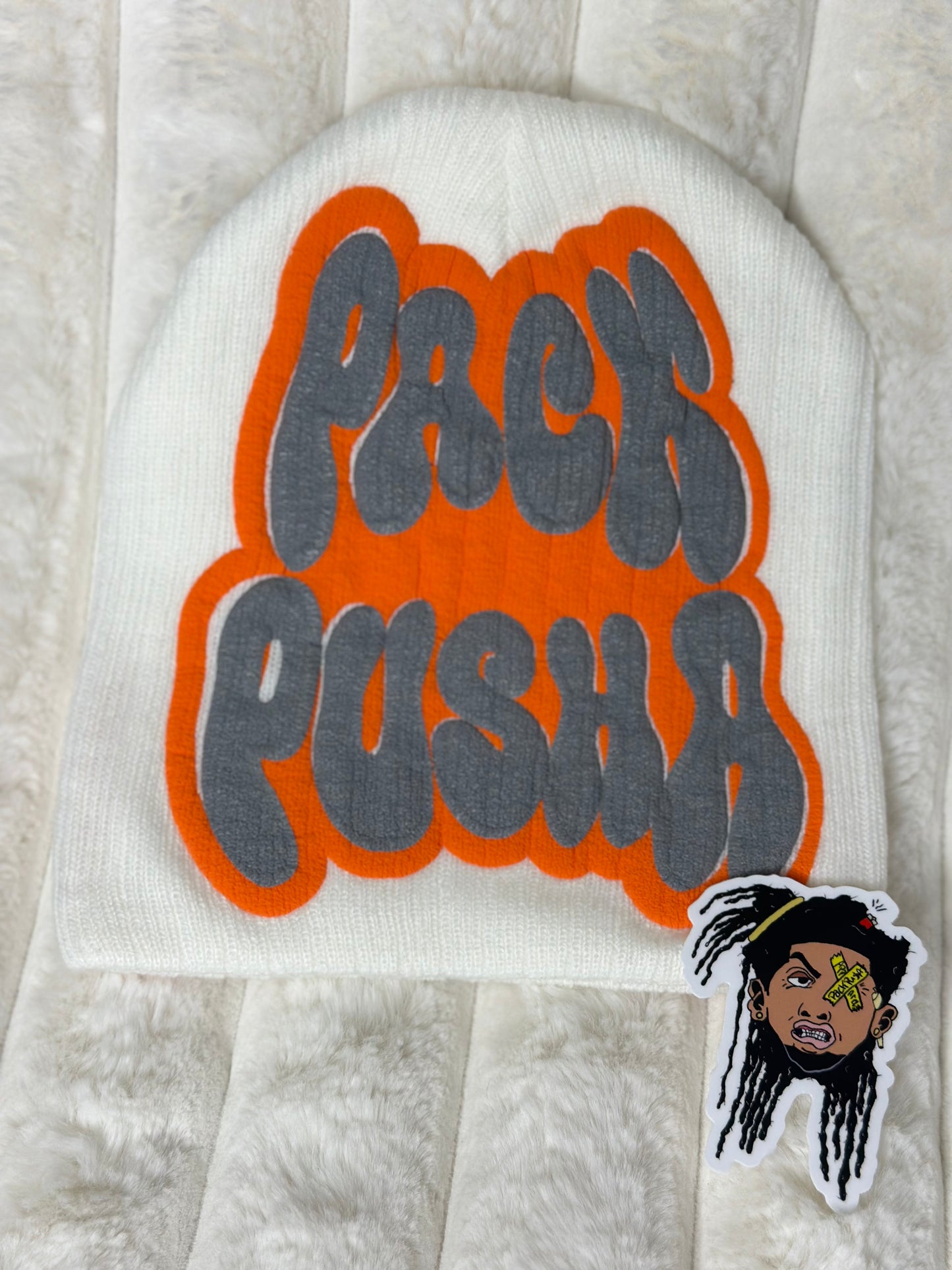 Pack Pusha Puff Print Beanie